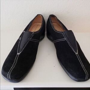 Naturalizer Women’s Suede Loafer sz 8.5 Black NEW  #K-51